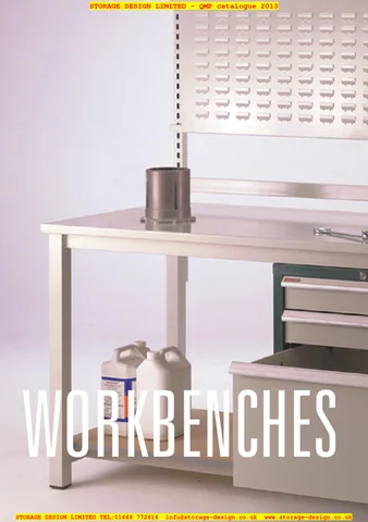 Storage Design Limited 家具目录 · SDL QMP Workbenches Cabinets