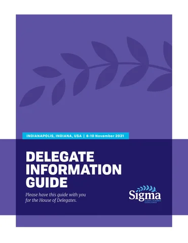 Delegate Information 指南 | Convention 2021
