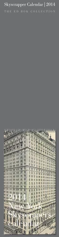 New york skyscrapers calendar 2014