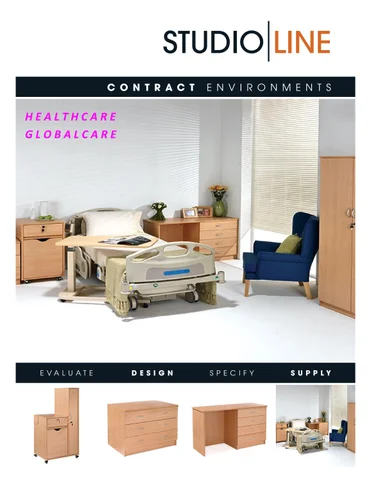 StudioLine Workplace Environments 家具目录 · Healthcare Environments 家具 and 坐具