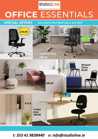 StudioLine Workplace Environments 灯饰目录 · 办公 Essentials Euro 版