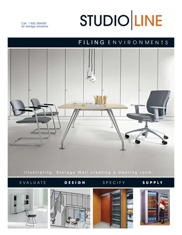 StudioLine Workplace Environments 灯饰目录 · 收纳 Environments