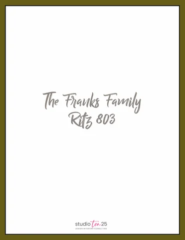 Franks Family/ Ritz - Design 小册