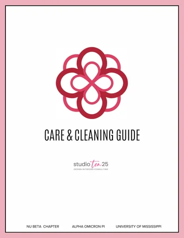 Nu Beta - Care and cleaning 指南