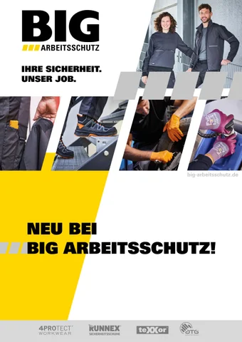 BIG Arbeitsschutz - Neuheiten Flyer 2025