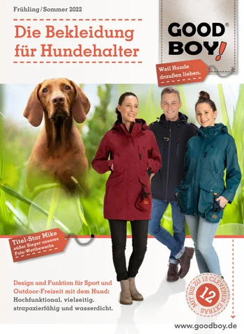 Die Bekleidung für Hundehalter 法文 ühjahr 2022