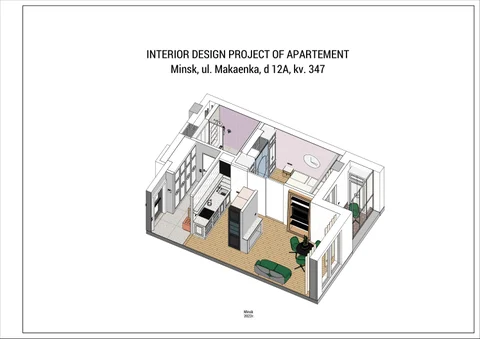 室内 drawings. 经典 style apartment 2