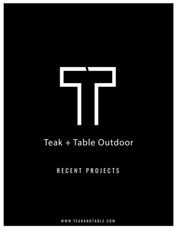 TEAK + 桌 RECENT 工程 INSTALLATIONS