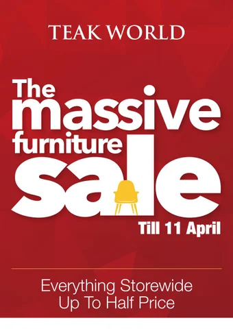 Teak World 家具目录 · The Massive 家具 Sale 2021 I
