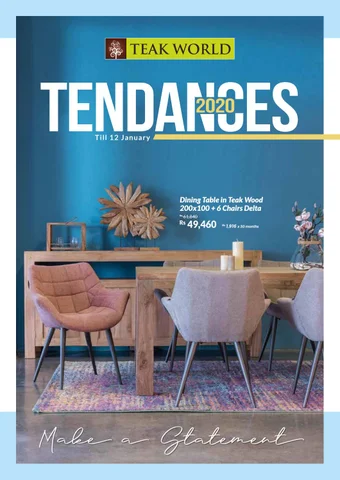 Teak World 家具目录 · Tendances 2020 |