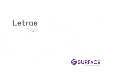 Letras Block
