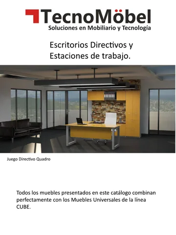 TecnoMöbel 家具目录 Escritorios