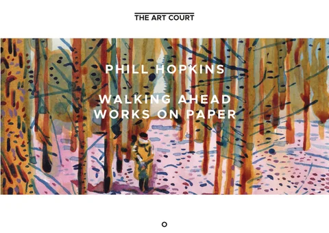 PHILL HOPKINS WALKING AHEAD WORKS ON PAPER
