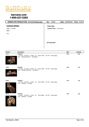FDS Quick Ship Availability List