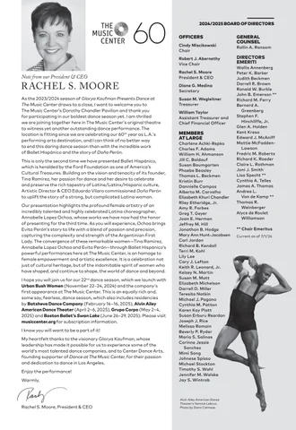 Ballet Hispánico's Doña Perón Program 册