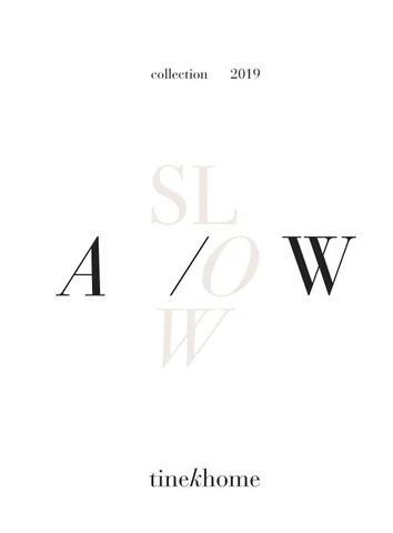 Slow A/W 家具产品集 2019