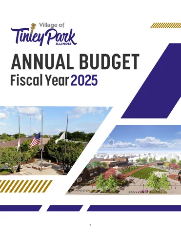Tinley Park Annual Budget FY 2025