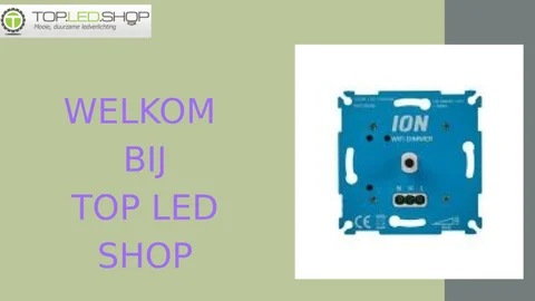 Dimmers voor LED 照明 bespaart Elektrisch verbruik.