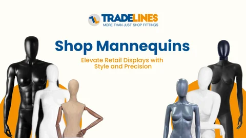 Tradelines Tailors, Egg Head, Flexible 家具目录 · Shop Display Mannequins by