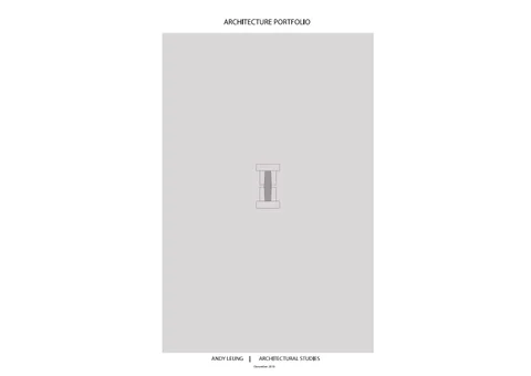 year 3 sem 1 建筑 portfolio