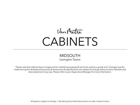 Product 家具目录 - Cabinets - Lexington Towns