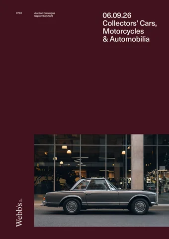 Collectors' Cars, Motorcycles, × Automobilia, September 2026