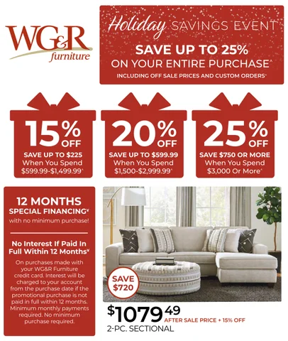 Holiday Savings Event (12/4-12/8)