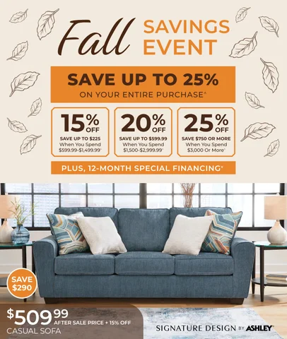 Fall Savings Event