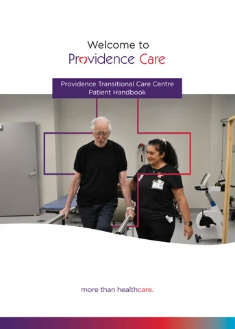 Providence Transitional Care Centre Patient Handbook