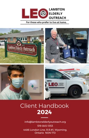 Lambton Elderly Outreach Client Handbook