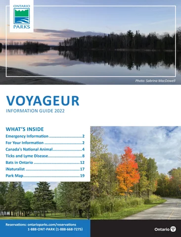 Voyageur Provincial Park Info 指南 2022