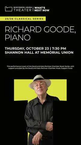 Richard Goode, piano: Program