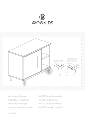 Wookids 家具目录 · NADO Small 斗柜