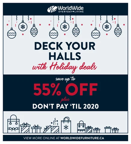 WorldWide Furniture 家具目录 · Worldwide Furniture - Deck your halls with Holiday Deals