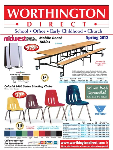 2012 Worthington Direct 家具目录