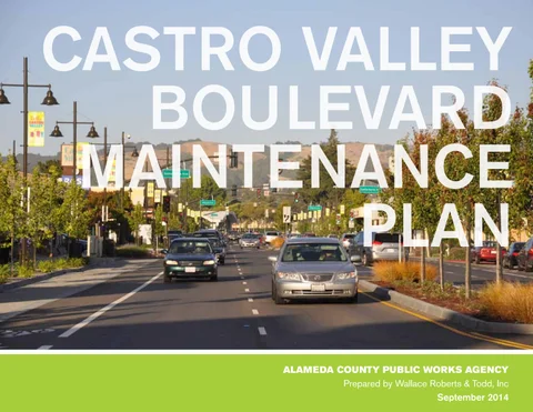 Castro Valley Boulevard Maintenance Plan