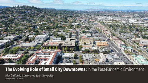 The Evolving Role of Small City Downtowns: In the Post-Pandemic Environment