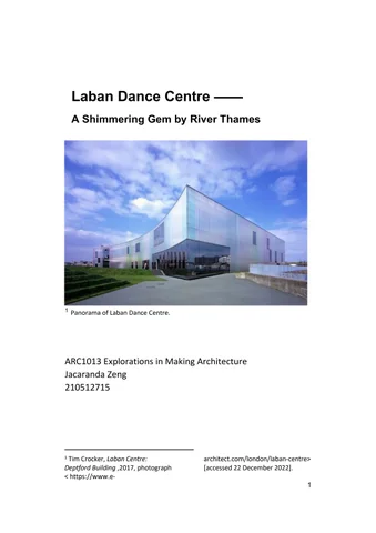 River Thames 灯饰目录 · Laban Dance Centre-A Shimmering Gem by