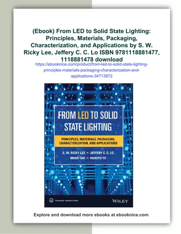 yvetteguerrero8927 灯饰目录 · (ebook) from LED to solid state 灯饰 : principles, materials, packaging, characterization, and ap