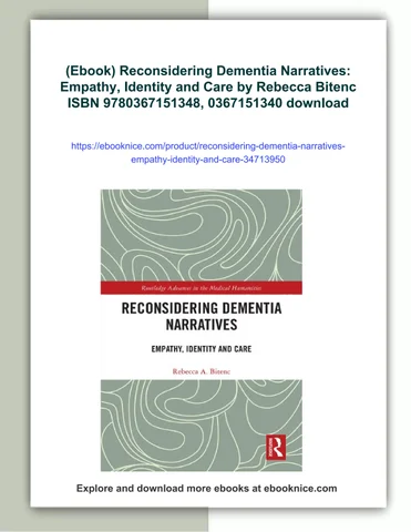 rebecca bitenc isbn 9780367 灯饰目录 · (ebook) reconsidering dementia narratives: empathy, identity and care by
