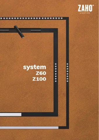 Zaho Lighting 灯饰目录 · System Z60, Z100 PL/ 英文 by