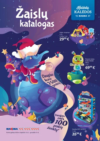 MAXIMA LT 灯饰目录 · Žaislų katalogas