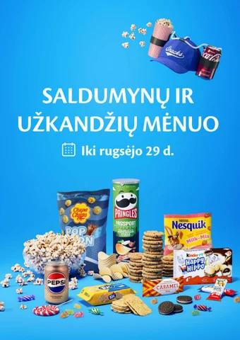 SALDUMYNŲ IR UŽKANDŽIŲ MĖNUO